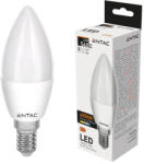 Entac Izzó led E14 gyertya 6, 5W 4000K semleges 560Lm fehér Entac (LLC14-65W-NW)