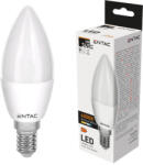 Entac Izzó led E14 gyertya 4W 4000K semleges 345Lm fehér Entac (LLC14-4W-NW)