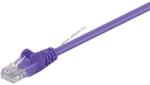 Goobay CAT 5e U/UTP patch kábel lila 0, 5m