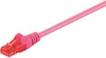 Goobay CAT 6 patchkábel U/UTP 20m magenta cink-szén vezető