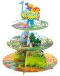Cyrax Suport Etajat pentru Prajituri, 38x34x1 cm Multicolor (162119)