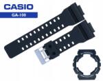 Casio Komplett Szíj Casio Ga-100 Gshock fekete és Keret fekete Eredeti (10347688)