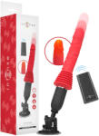 Intense Cynthia - tapadó talpas lökő vibrátor (piros) - szexvital