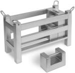 KERN súlykosár, súlytartó, 40 kg, OIML M1 súlyosztály, rozsdamentes acél, 8 darab KERN 20 kg-os blokk súly befogadására, 710×300×470 mm (346-042-008)