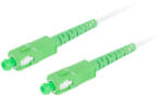 Lanberg Cablu retea Lanberg Fiber Optic Patchcord SM SC/APC-SC/APC Simplex 10 m LSZH White (FO-SASA-SS31-0100-WH)