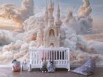  Tapet personalizat camera copilului Castelul fermecat 54