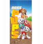 Carbotex Mancs Őrjárat Boss Pups fürdőlepedő, strand törölköző 70x140cm (PAW231256-R)