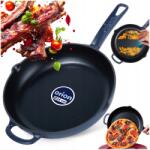 ORION Zománcozott Öntöttvas serpenyő indukciós grill sütő 24 cm (8592381210090)