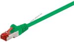 Goobay CAT 6 hálózati kábel S/FTP 0, 5m zöld LSZH