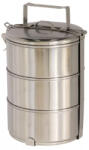 Esschert Design Rozsdamentes acél ételhordó, 16, 5 x 25 cm (C2165)
