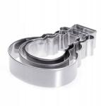 La Cuisine Mézeskalács lyukasztók Hóember 3el Fém Formák Precíziós (5907610280592)