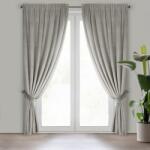 Takoy Sima velúr sötétítő függöny ANTARA megkötővel 140 x 300 cm