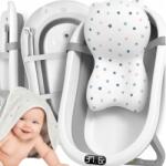 RicoKids Baba Kád Összecsukható Nagy Kád Szilikon Hőmérő LCD Párna (728722)