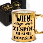 Funandstyle Arany Bögre Ajándék Irodai Munkához Tudom, Mit Akarok Díszcsomagolás