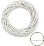  Vessző koszorú fehér 20cm 36/#