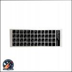 Accura Billentyűzet Matricák Qwerty Laptop Pc Ukrán Betű Matricák (CYRCZARNAU)