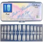 Bellezza Műköröm Műköröm Flexi Clear Színtelen Ovális 240 Db Ragasztó