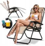 Sofotel Összecsukható Kerti Napozóágy Strand Gravitációs Fotel Teraszra A Kertbe (286303)