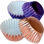 Alvarak Alumínium bevonatú csokoládé kapszulák 50 db lila és bronz színben - Alvarak (P905fb)