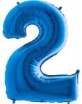Grabo Felfújható lufi szám 2 kék 102 cm extra nagy - Grabo (002B-P)
