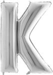 Grabo Felfújható gömbbetű K ezüst színű 102 cm - Grabo (309S-P)
