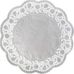 Wimex Dekoratív fehér csipke, kerek, 18 cm, 100 db - Wimex (72318)