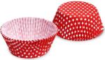 Wimex Méteres és 50x30 mm fehér-vörös pöttyös cukrászkosár 40 db - Wimex (65582)