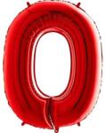 Grabo Felfújható lufi szám 0 piros 102 cm extra nagy - Grabo (080R-P)