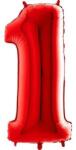 Grabo Felfújható lufi szám 1 piros 102 cm extra nagy - Grabo (081R-P)