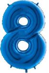 Grabo Felfújható lufi szám 8 kék 102 cm extra nagy méretű - Grabo (008B-P)