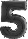 Grabo Lufisztec ballon szám 5 fekete 66 cm - Grabo (26045K-P)