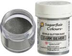 Sugarflair Colours Csillogó sötétszürke, 10 g - Sugarflair (E605)