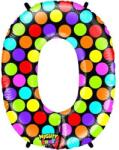 Grabo Felfújható lufi sorszáma 0, színes, 102 cm, extra nagy méretű - Grabo (14840MWE-P)