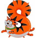 Grabo Felfújható macska lufi szám 8 gyermekeknek 102 cm - Grabo (48-0WE-P)