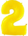 Grabo Felfújható lufi sorszáma 2 sárga 102 cm extra nagy - Grabo (942WY-P)