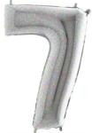 Grabo Hópeggő lufi 7-es számú hologramos 102 cm extra nagy - Grabo (197H-P)