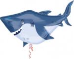 Amscan Fóliás lufi cápa 101x81 cm - Amscan (3377401)