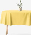 Goldea ovális pamut terítő - sárga 120 x 160 cm