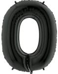 Grabo Felfújható lufi szám 0 fekete 102 cm extra nagy - Grabo (040K-P)