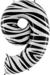 Grabo Felfújható lufi száma 9 Zebra 102 cm extra nagy - Grabo (809-P)