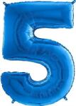 Grabo Felfújható lufi szám 5 kék 102 cm extra nagy méretű - Grabo (005B-P)