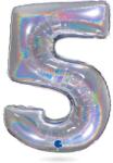 Grabo Hózhabos lufi szám 5 hologram102 cm - Grabo (695GHS-P)