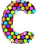 Grabo Lufi levegőben felengedett C betű 102 cm színpompás balon - Grabo (14903MWE-P)