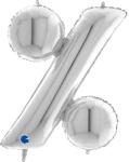 Grabo Lufis ballon százalékjel 102 cm ezüstös - Grabo (589s)