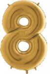 Grabo Felfújható lufi szám 8 aranyszínű 102 cm extra nagy - Grabo (028G-P)
