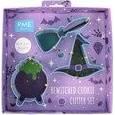 PME Műanyag sütiszaggató szett, 3 db - Halloween boszorkány - PME (SCB704)