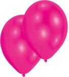 Amscan Lila készületű latex lufik sötét rózsaszínben, 10 db, 27, 5 cm - Amscan (INT995425)