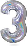 Grabo Felfújható lufi, 3-as szám, hologramos, 102 cm - Grabo (693GHS-P)