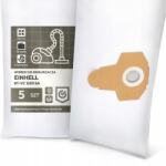  5x Porzsák Einhell Bt-vc 1250 Sa Porszívóhoz Flizelin Textil Porzsák G9 (VE020102021-V01(X5) BT-VC 1250 SA)