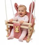 Drew-Mix Hinta gyerekeknek Fa nyuszi ház kert puha ülőfelület Kampók (5905274231141)